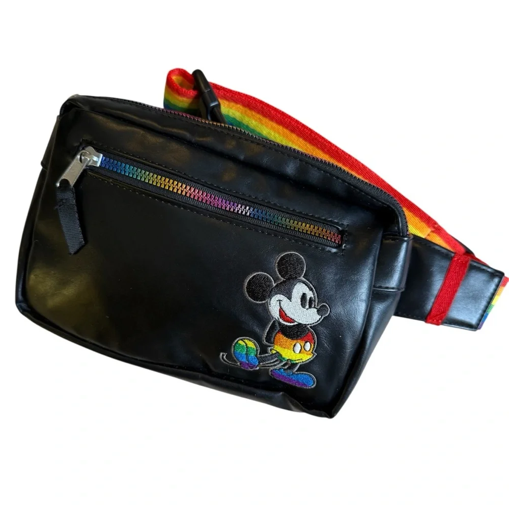 Disney Rainbow Mickey Belt Bag